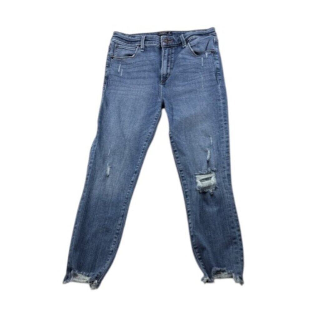 Abercrombie & Fitch Hugh Rise Ankle Jeans Simon Size 27